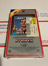 Stripes (VHS, 1985, RCA Side Load) Bill Murray, Harold Ramis, John Candy SEALED