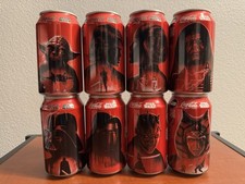 Star Wars Coca Cola 8 Can complete set Limited Edition