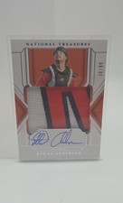 2025 Panini National Treasures  Treasured Material Signatures Ethan Anderson /99