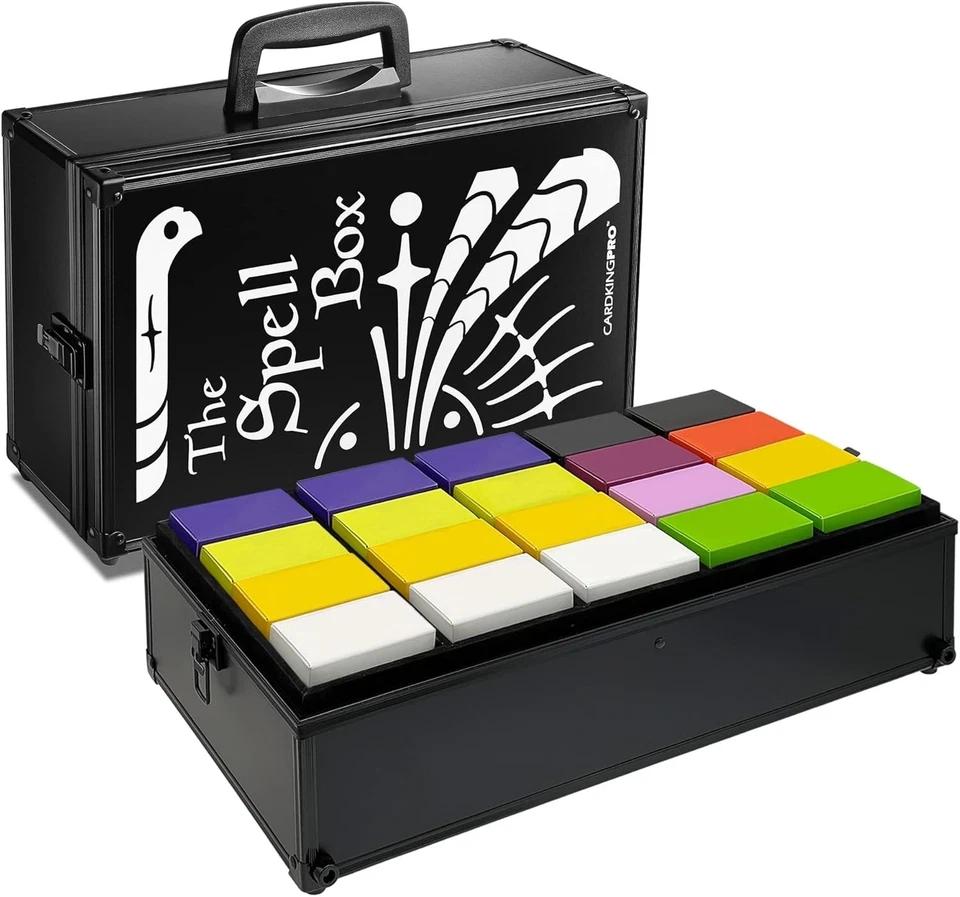 Caja protectora de almacenamiento de tarjetas | Se adapta a varios juegos de TCG Foto 3 de 4