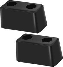 2-Pack Heavy Duty Rubber Bumper Blocks Industrial Dock Buffers &ndash; 6X3X3 Perfect f