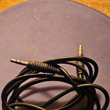 Black 3.5mm Male to Male AUX Audio Cable 6ft, Universal Compatible