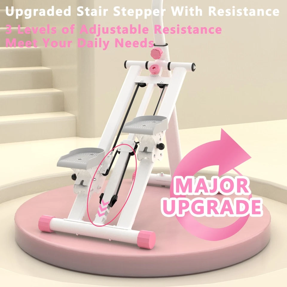 Stair Stepper with Resistance Home Upgrade Vertical Climber Workout Machine - Image 2 of 4