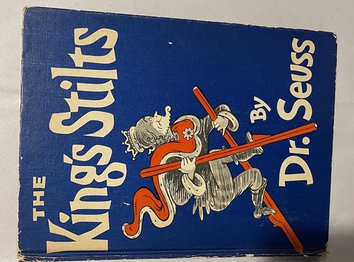 VTG Dr Seuss The King’s Stilts Hardcover Book Club Edition 1939 - Picture 2 of 13