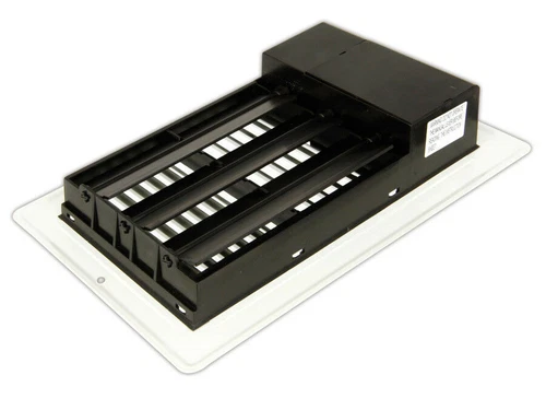 Lüftungsklappe elektrisch Lüftungsgitter Abluftklappe Motor Stellmotor Batterie - Bild 1 von 8