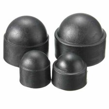 Plastic Nut & Bolt Cover Caps For Hexagon Nuts ,Bolts, Screws/ Black