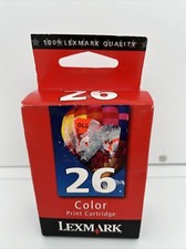 NEW Genuine Lexmark 26 Color Printer Ink Cartridge i3,x74,x1100,x1200,x2200,z13