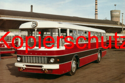 J84 Icarus 180 Bus Coach Factory Photo Exhibition Photo ZOB Hungary 1963 Photo 20x30