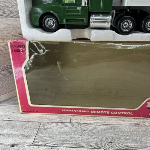 EZTEC Remote Control Semi Truck Publix 18-Wheel Hauler 18” Long Open Box Works - Picture 12 of 23