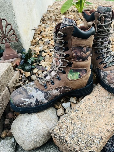 Bass Pro Red Head Men’s Camo Expedition Hunting Boots Insulated Waterproof 11.5 - Picture 2 of 12