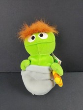 Vintage Sesame Street Beans Plush Oscar The Grouch 1997 Tyco Mattel New with Tag
