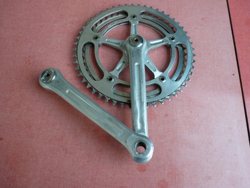 Guarnitura pedivella Campagnolo Nuovo Record 170 mm 52/46 incl. tappi antipolvere
