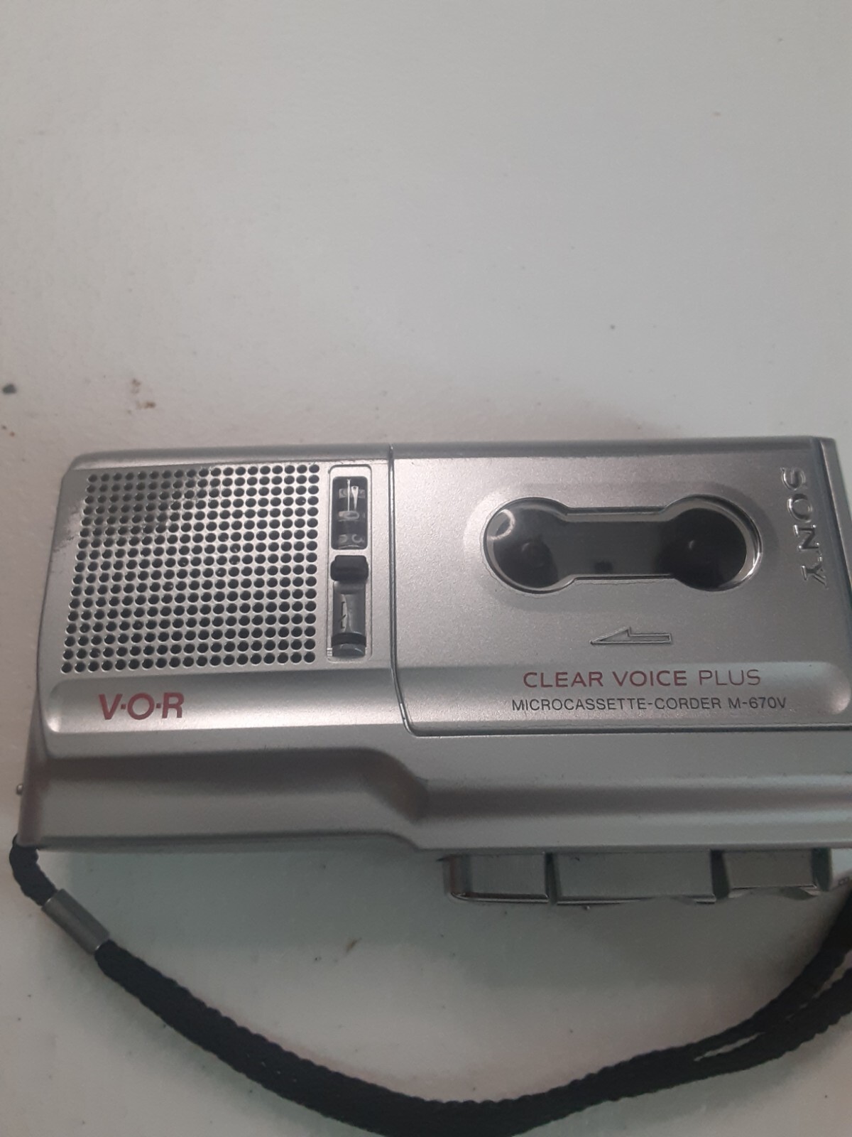 Sony M670V VOR Clear Voice Plus MicrocassetteCorder M670V Tested eBay