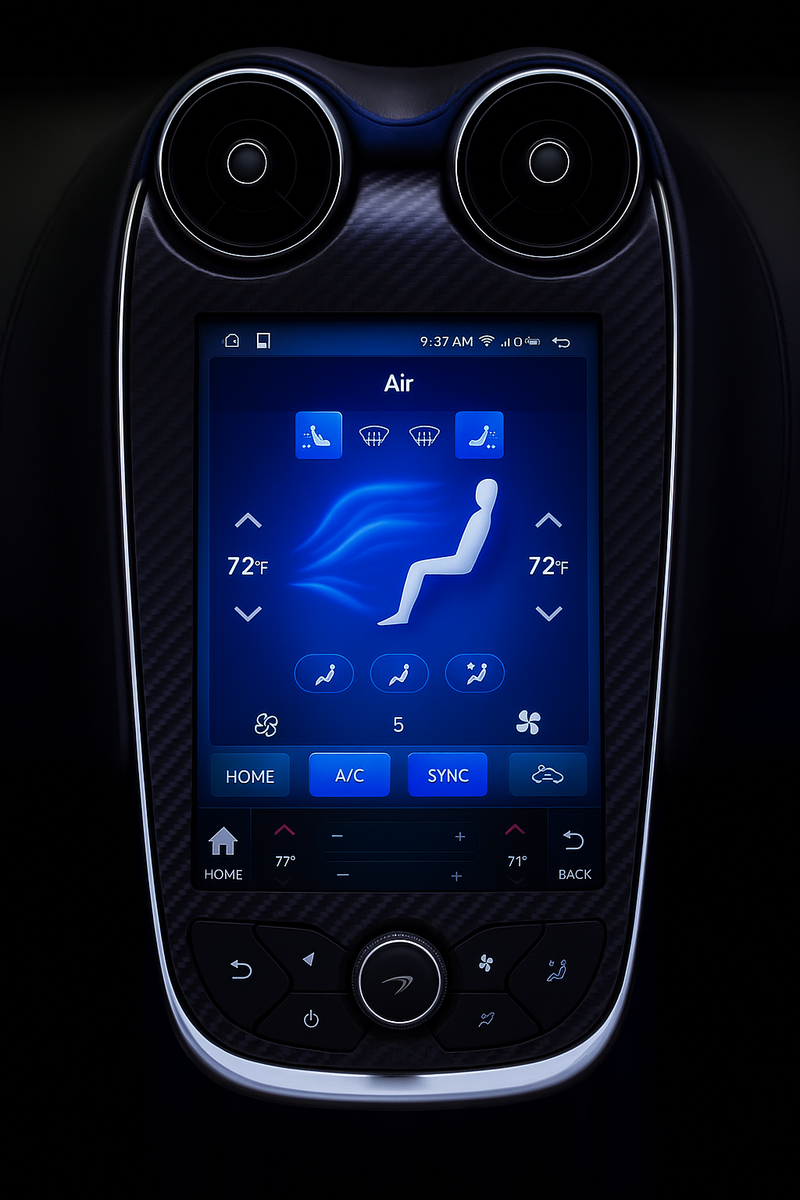 McLaren 570S/GT/600LT 12.1″ Apple CarPlay Screen Upgrade – Gloss