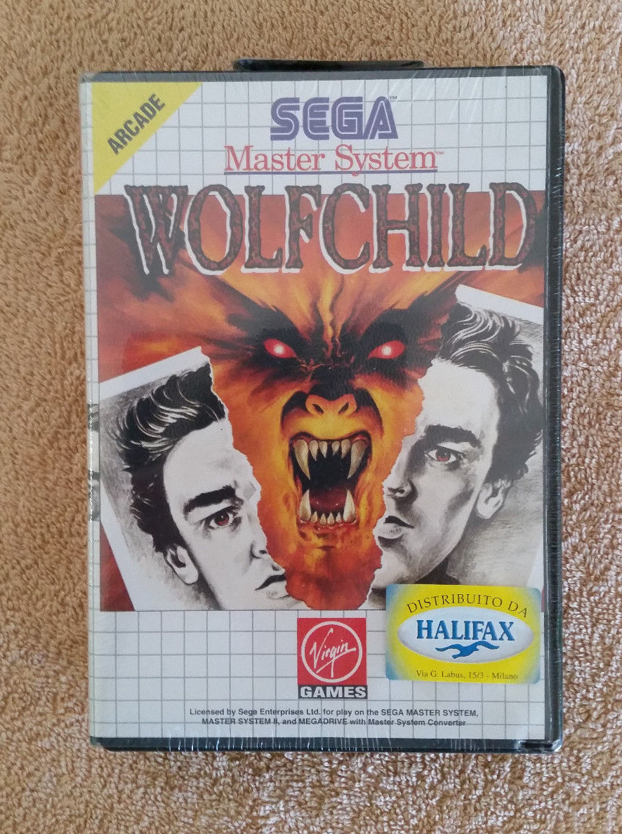 WOLFCHILD master system sega / neuf. new . blister 🇫🇷 🇬🇧 🇮🇹 🇩🇪 🇪🇸 🇳🇱