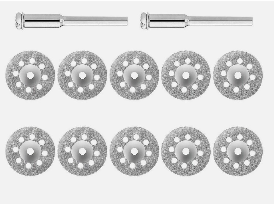 10 Diamond Cutting Wheels For Dremel Rotary Tool Die Grinder Metal Cut