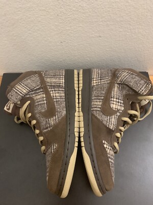 Nike 2004 Dunk High Pro SB Tweed Baroque Brown Tan Vintage 305050