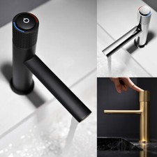 Contemporary Single Handle Vessel Sink Brushed Gold Bathroom Faucet Mixer Tap
