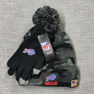 Buffalo Bills Military Black Camo Pom 