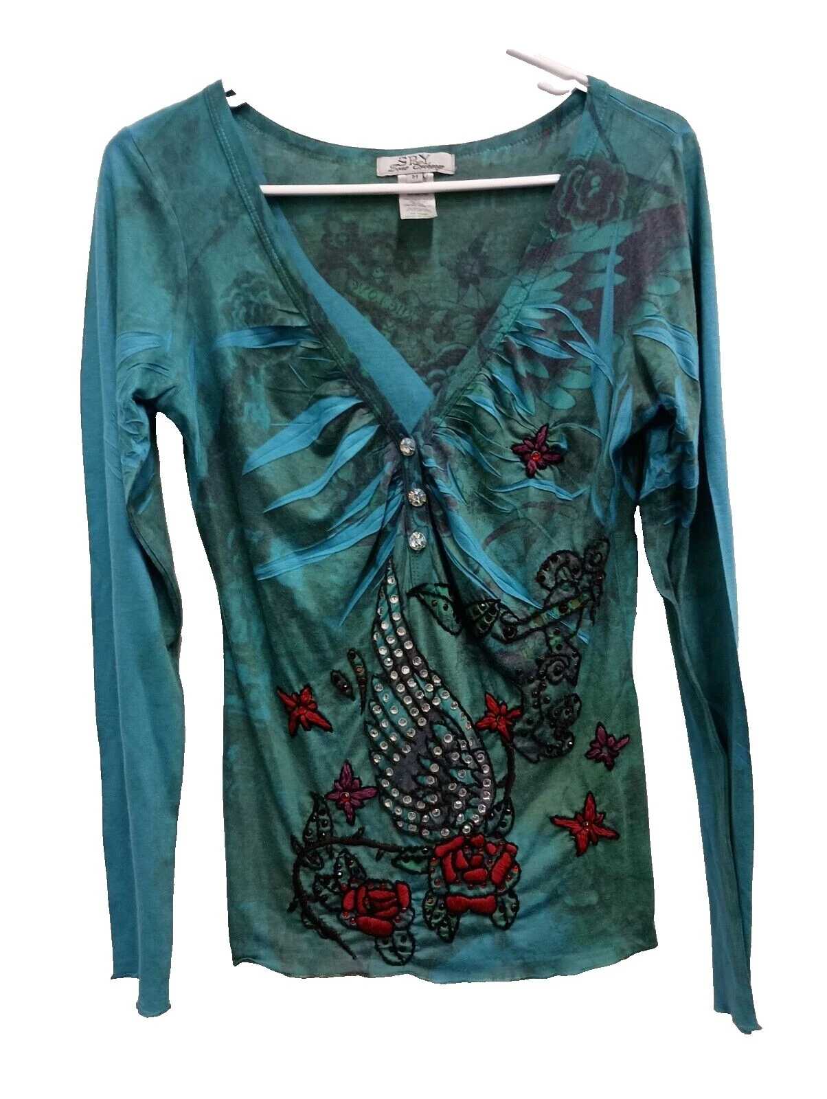 聚酯纤维间谍区域 Exchange 上衣女