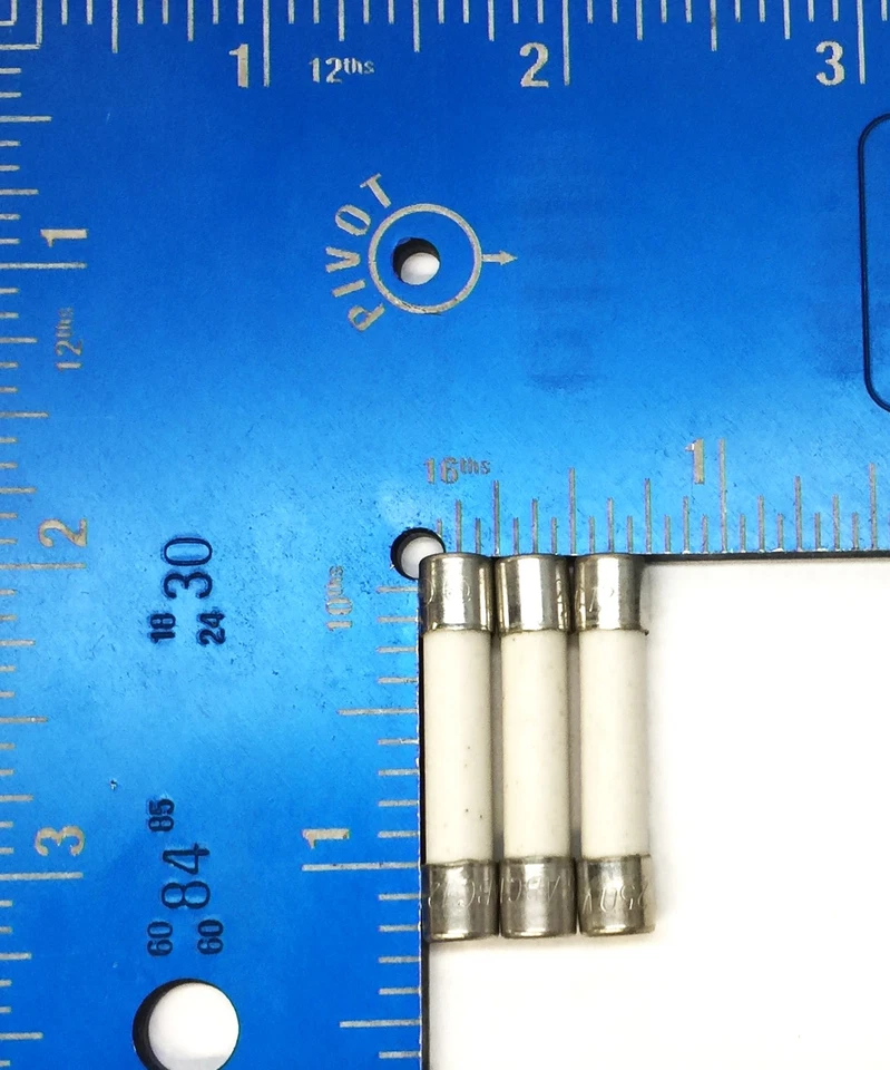 Fusible Nordson 12V/250A 939707A (AA92A) [Lote de 3] Nuevo de Lote Antiguo Foto 4 de 4