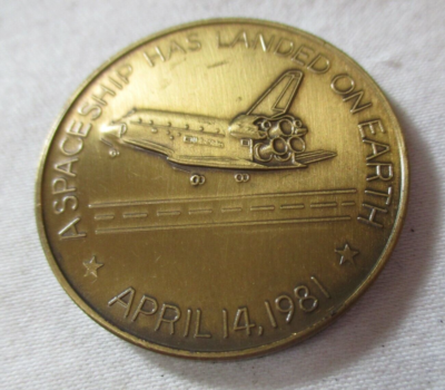 NASA Gem of the Galaxy Columbia Spaceship has landed April 1981