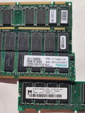 Apacer Lot of 4 RAM PC133 133Mhz