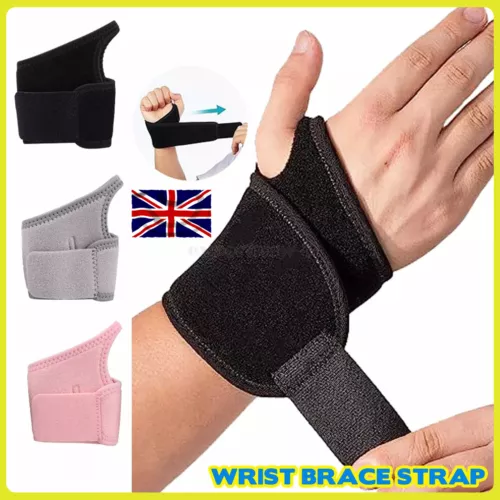 NHS Hand Wrist Brace Support Adjustable Carpal Tunnel Splint Arthritis Strap - Picture 1 of 21