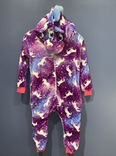 Girls Boy Winter Pajamas Unicorn Cartoon Animal 0nesies Kids Sleepwear Jumpsuit