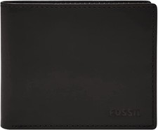 Fossil Derrick Flip ID Bifold ML3681001 Black