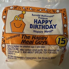 Happy Birthday The Happy Meal Guys 15 1994 McDonalds Happy Meal Toy