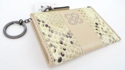 アクセサリー Coach snakeskin Keyholder Buy COACH BRASS SNAKE BAG CHARM / KEYRING / FOB CZ212 RARE