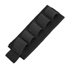 Tactical 5 Rounds Shotgun Shell Holder Buttstock Card with Adhesive Back Sticker