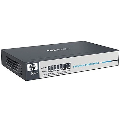 HP ProCurve 1410 Series Silver 8-Port Gigabit Unmanaged Layer2 Ethernet Switch - Image 2 of 4