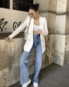 zara white jacket