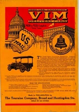 1915 Touraine Co. Ad: Vim Motor Trucks in Service of Bell Telephone Co. 