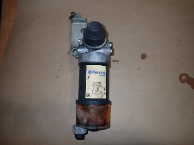 Perkins 854F-E34T Diesel Engine Fuel Filter With Bracket! OEM Take Off! 3577740