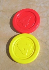 2 Replacement Hasbro Giant Connect 4 Game Pieces 5 in.