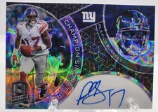 2023 Spectra Plaxico Burress Champion Signatures Spectris #CS-PB 3/35 NY Giants