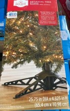 Holiday Time Green Plastic Christmas Tree Stand