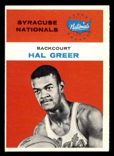 1961 Fleer Basketball #16 Hal Greer EX/MT