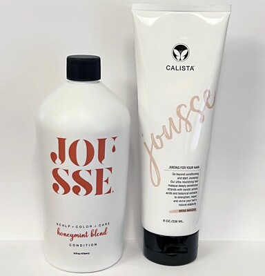 Calista Jousse Mend Masque 8 oz & Honeymint Blend Conditioner 16 oz SEALED