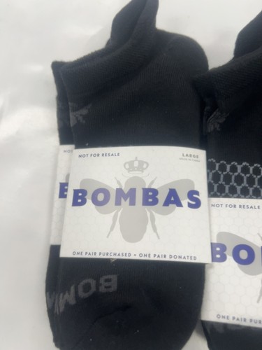 Bombas Women’s Black Crew Socks – 12-Pack Size Large, Mid-Calf
