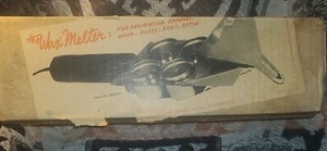 Vintage Electric Candle Wax Melter with small pots and dropper for Candle Making