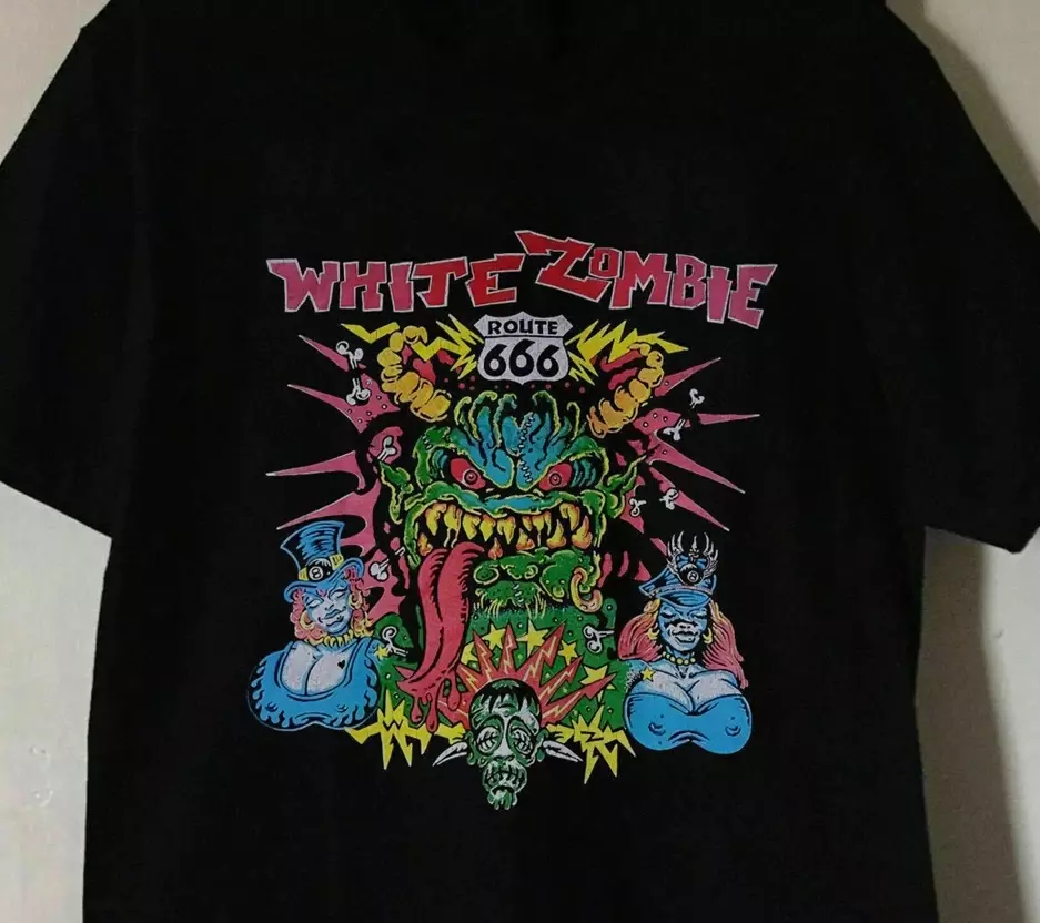 90s ZOMBIE vintage movie print tee black