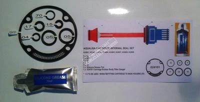 AQUALISA THERMOSTATIC CARTRIDGE SERVICE PACK, INTERNAL SEAL SET. 022801, 2, 3, +