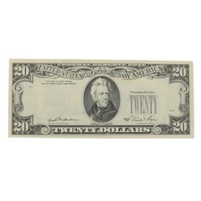 1981 Series $20 Third Printing Overprint Error U.S. Paper Currency Note #C957-4