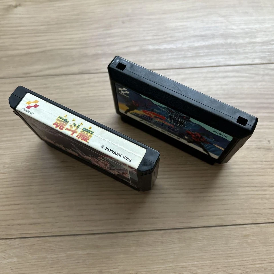 FC Contra 1 Super Contra Set of 2 set Konami Japanese Famicom Nintendo - Image 3 of 3