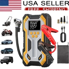 Portable Car Jump Starter 6000mAh W/ Air Compressor Power Bank Battery Charger