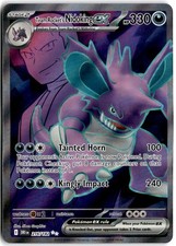 Team Rocket's Nidoking ex - Ultra Rare SV10: Destined Rivals 216/182 NM